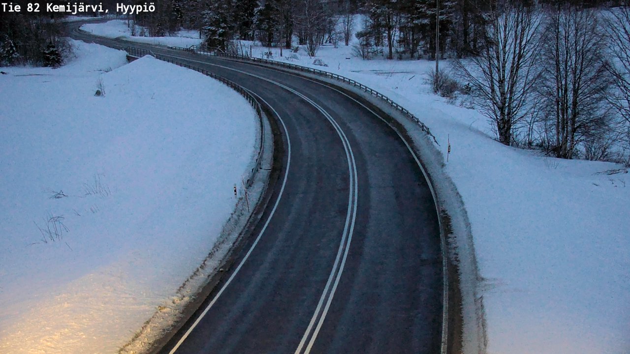 Kelikamerat Kuva Tie 82 Kemijärvi, Hyypiö, Kemijärvi, Lappi
