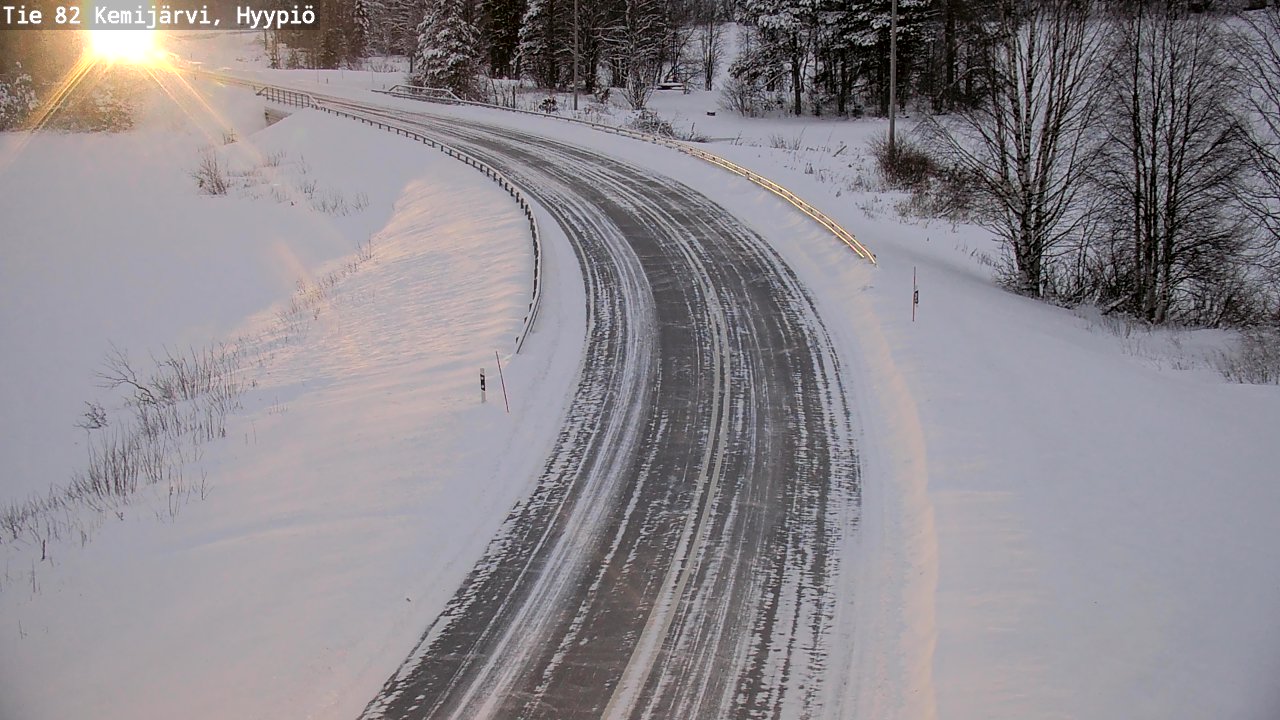 Kelikamerat Kuva Tie 82 Kemijärvi, Hyypiö, Kemijärvi, Lappi
