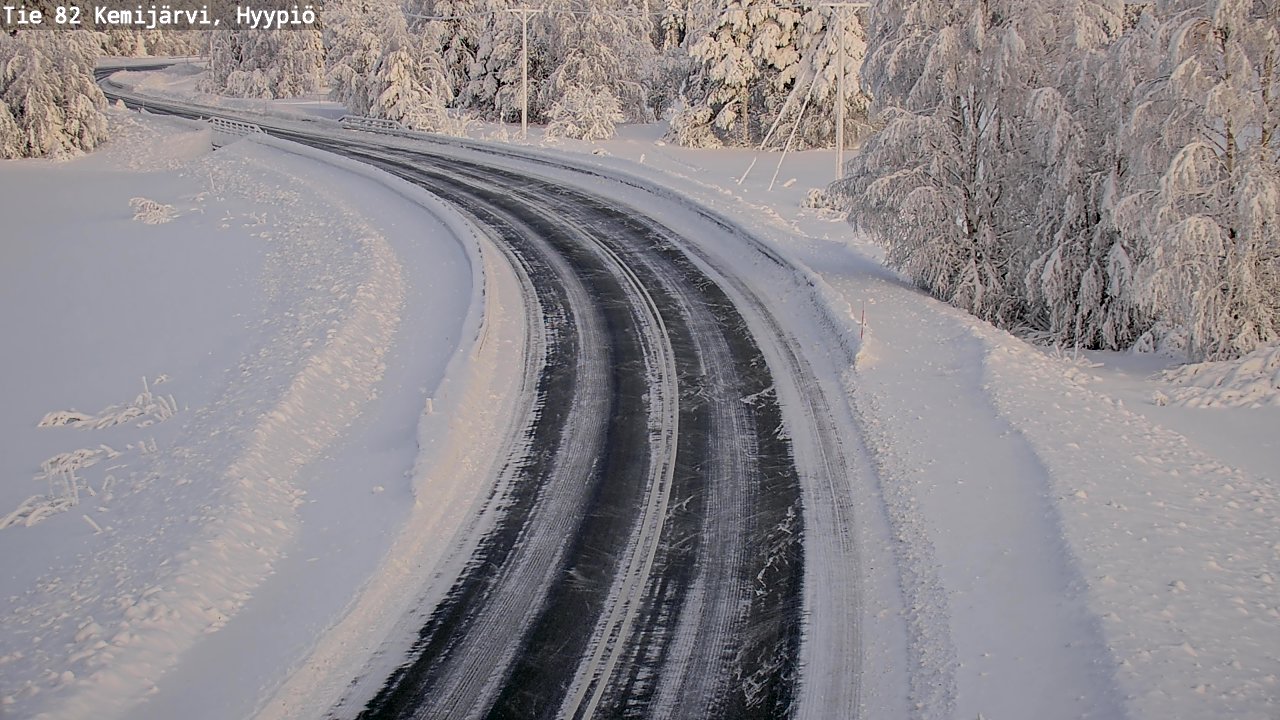 Kelikamerat Kuva Tie 82 Kemijärvi, Hyypiö, Kemijärvi, Lappi