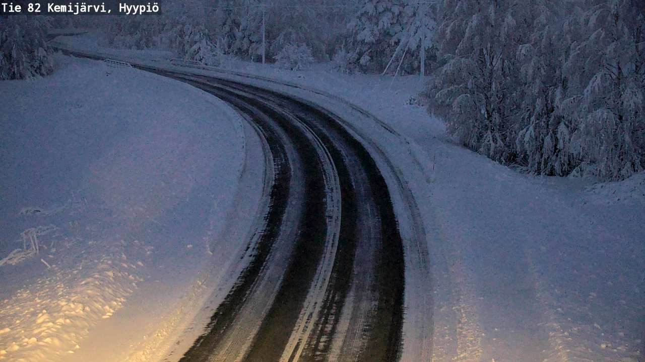 Kelikamerat Kuva Tie 82 Kemijärvi, Hyypiö, Kemijärvi, Lappi