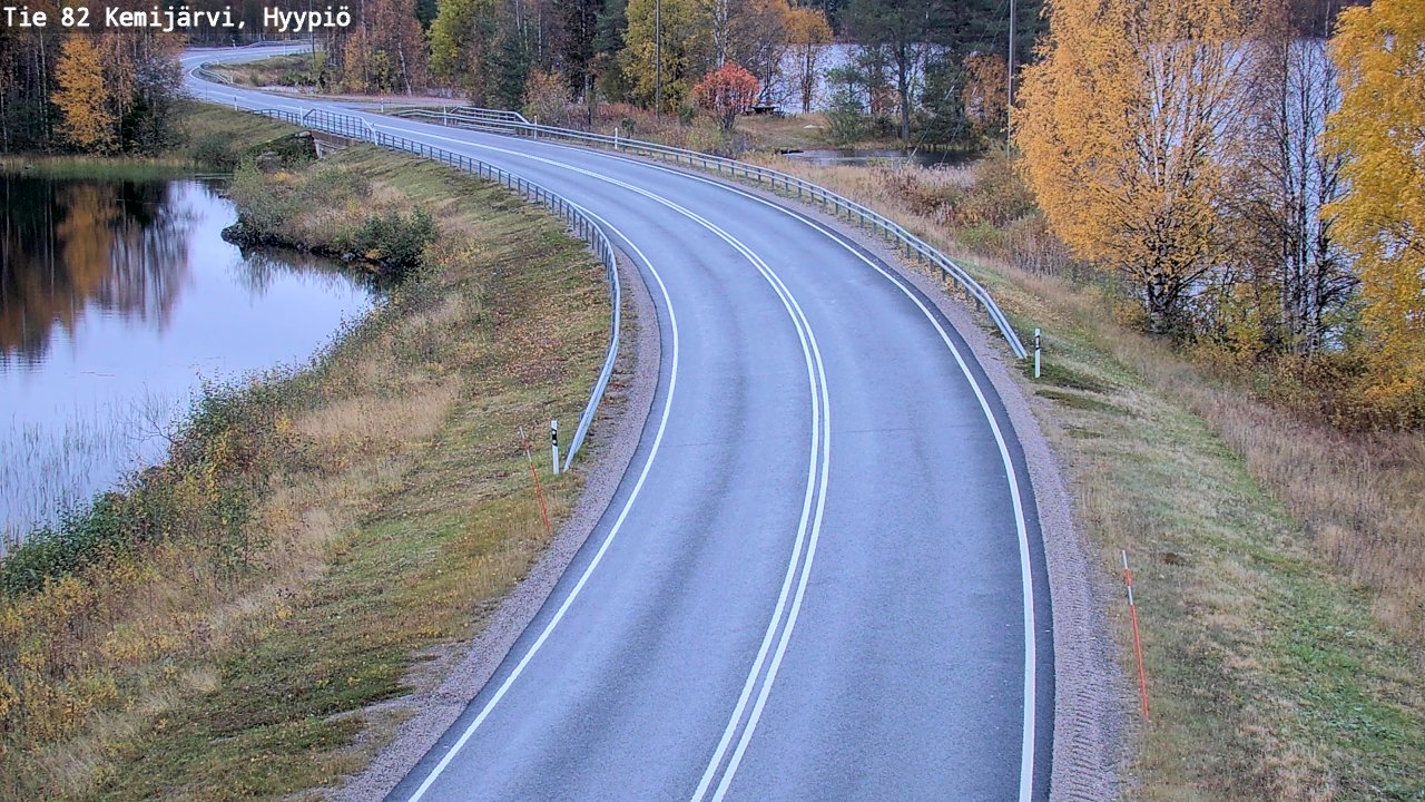 Kelikamerat Kuva Tie 82 Kemijärvi, Hyypiö, Kemijärvi, Lappi