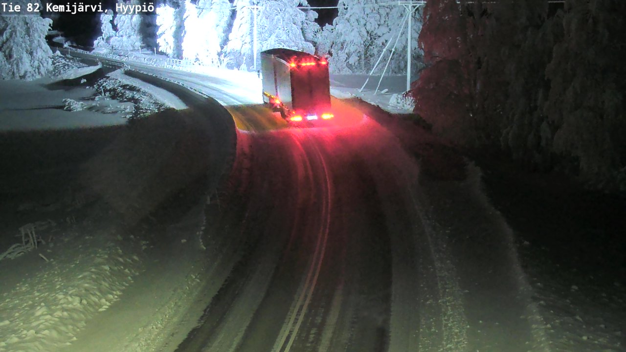 Kelikamerat Kuva Tie 82 Kemijärvi, Hyypiö, Kemijärvi, Lappi