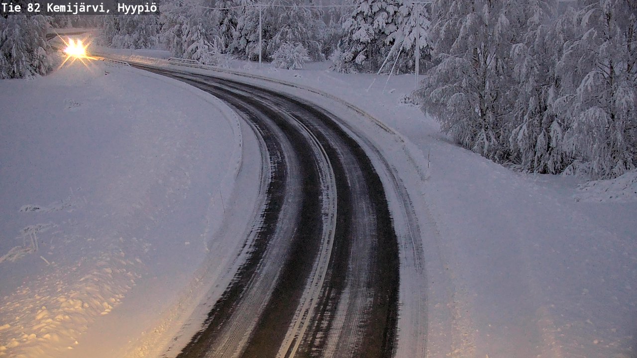 Kelikamerat Kuva Tie 82 Kemijärvi, Hyypiö, Kemijärvi, Lappi