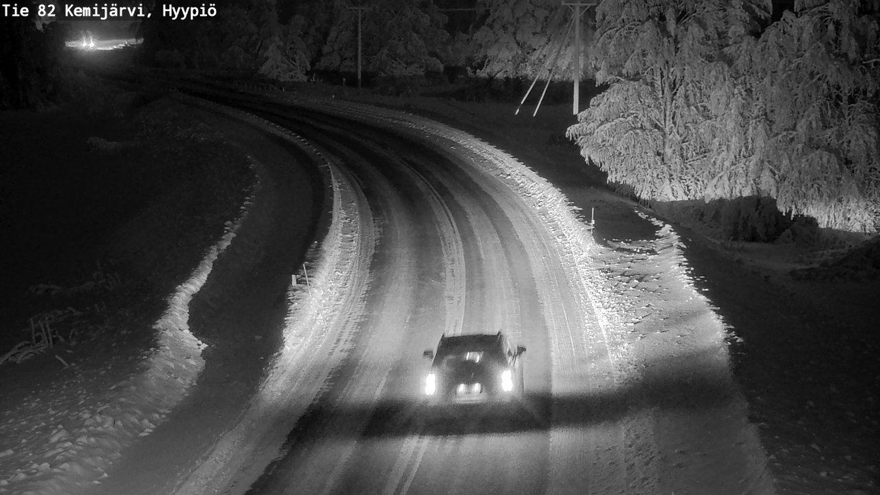 Kelikamerat Kuva Tie 82 Kemijärvi, Hyypiö, Kemijärvi, Lappi