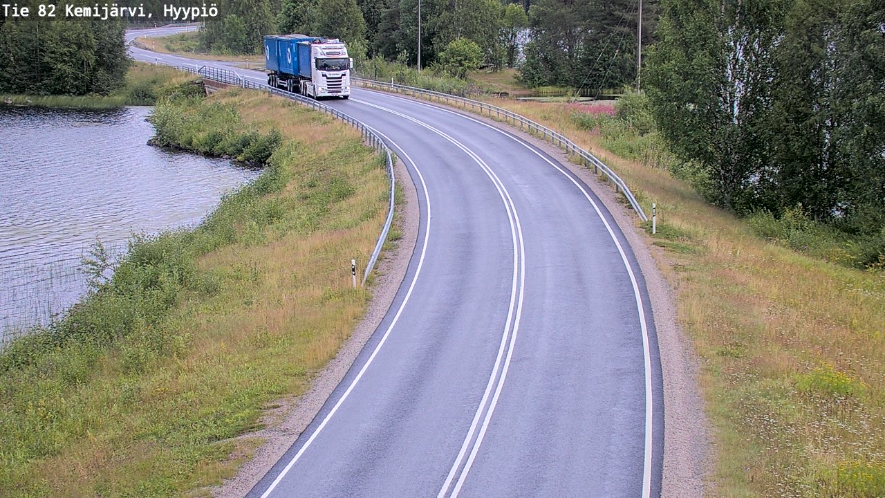Kelikamerat Kuva Tie 82 Kemijärvi, Hyypiö, Kemijärvi, Lappi