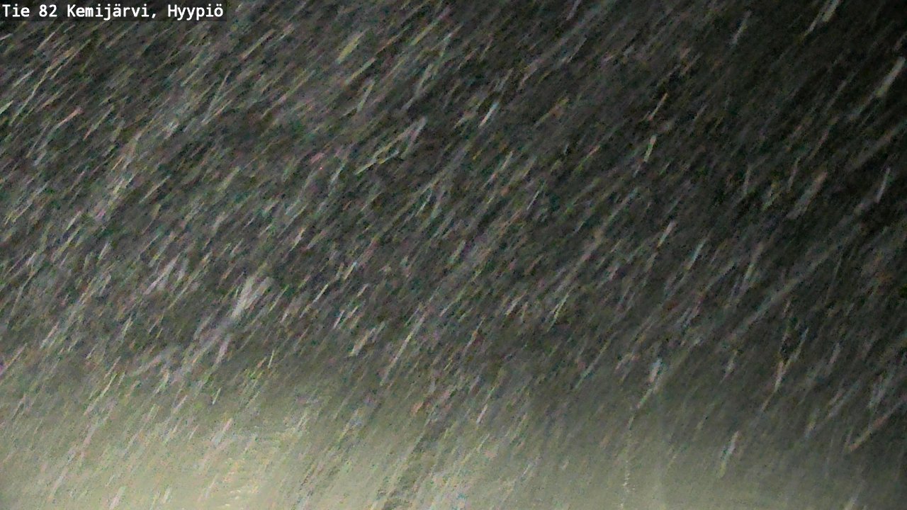 Weather Camera Image Road 82 Kemijärvi, Hyypiö, Kemijärvi, Lappi