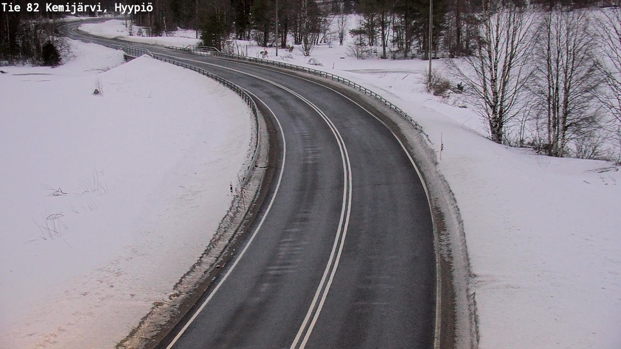 Kelikamerat Kuva Tie 82 Kemijärvi, Hyypiö, Kemijärvi, Lappi