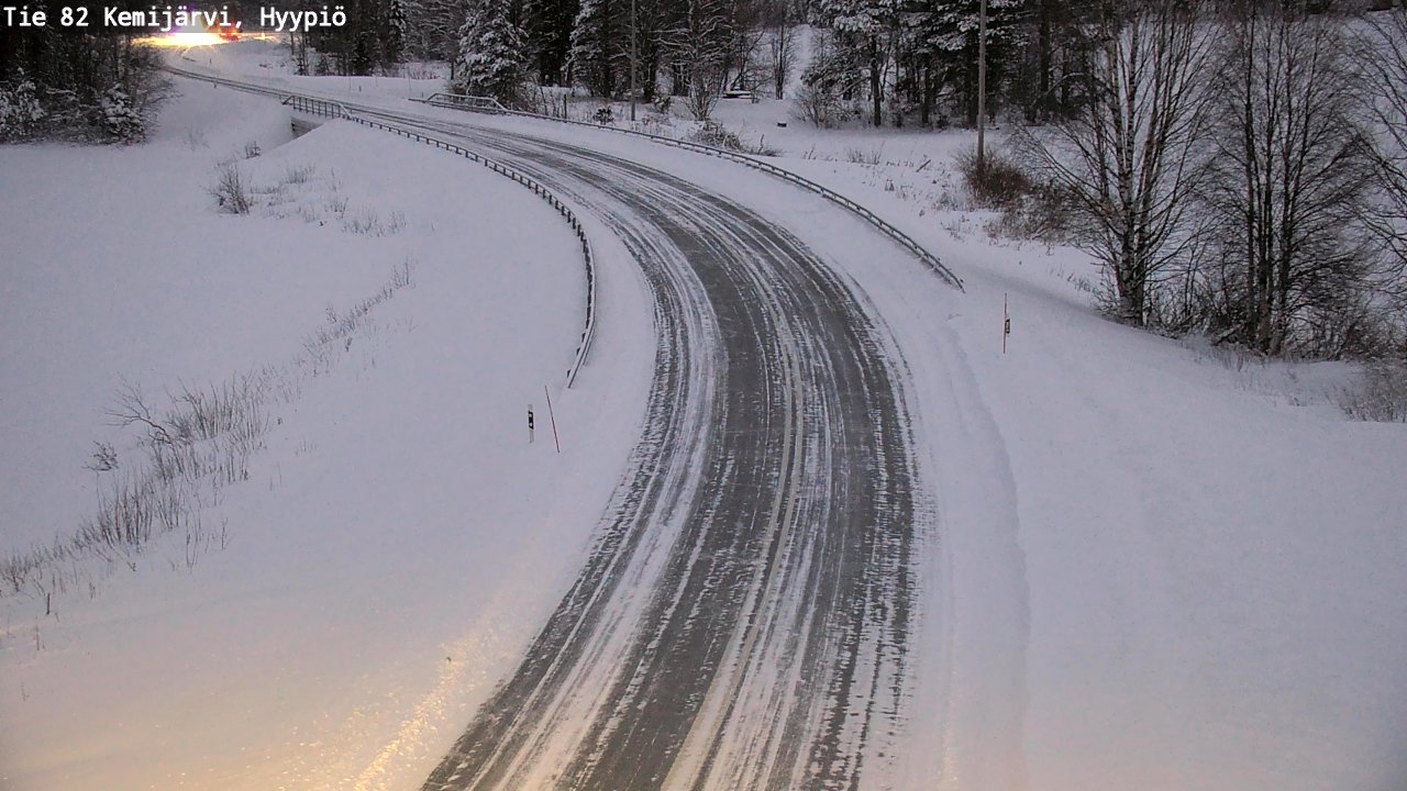 Kelikamerat Kuva Tie 82 Kemijärvi, Hyypiö, Kemijärvi, Lappi