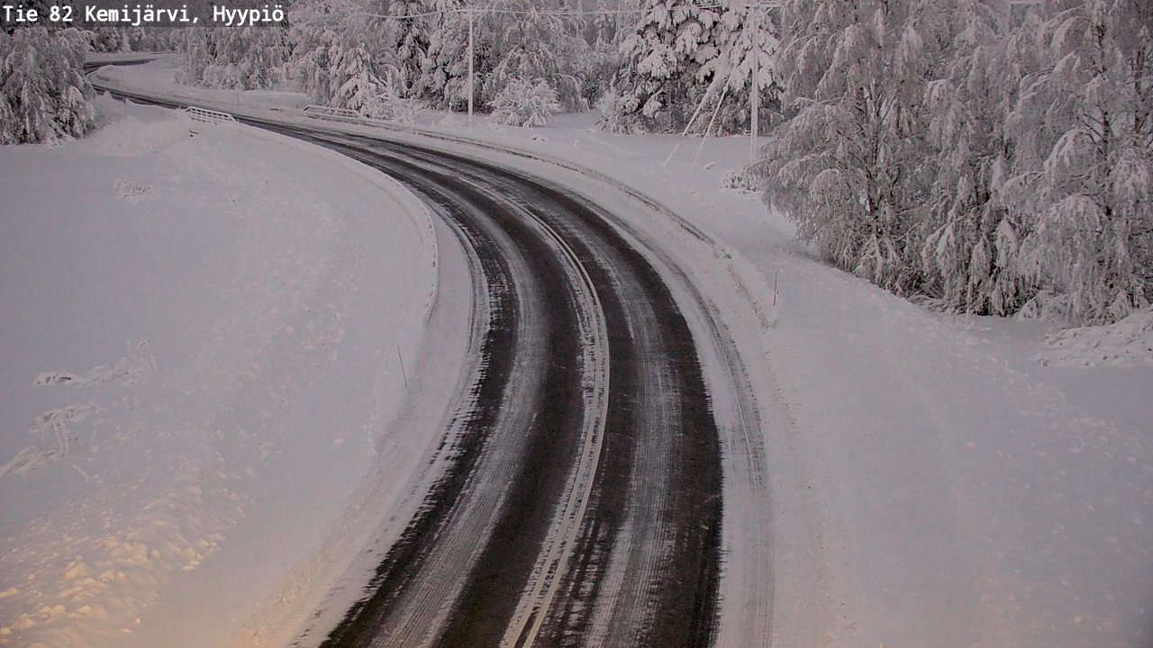 Kelikamerat Kuva Tie 82 Kemijärvi, Hyypiö, Kemijärvi, Lappi