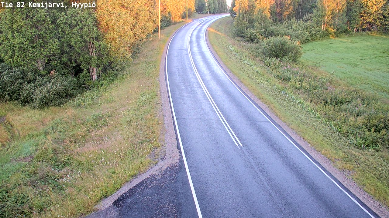 Kelikamerat Kuva Tie 82 Kemijärvi, Hyypiö, Kemijärvi, Lappi