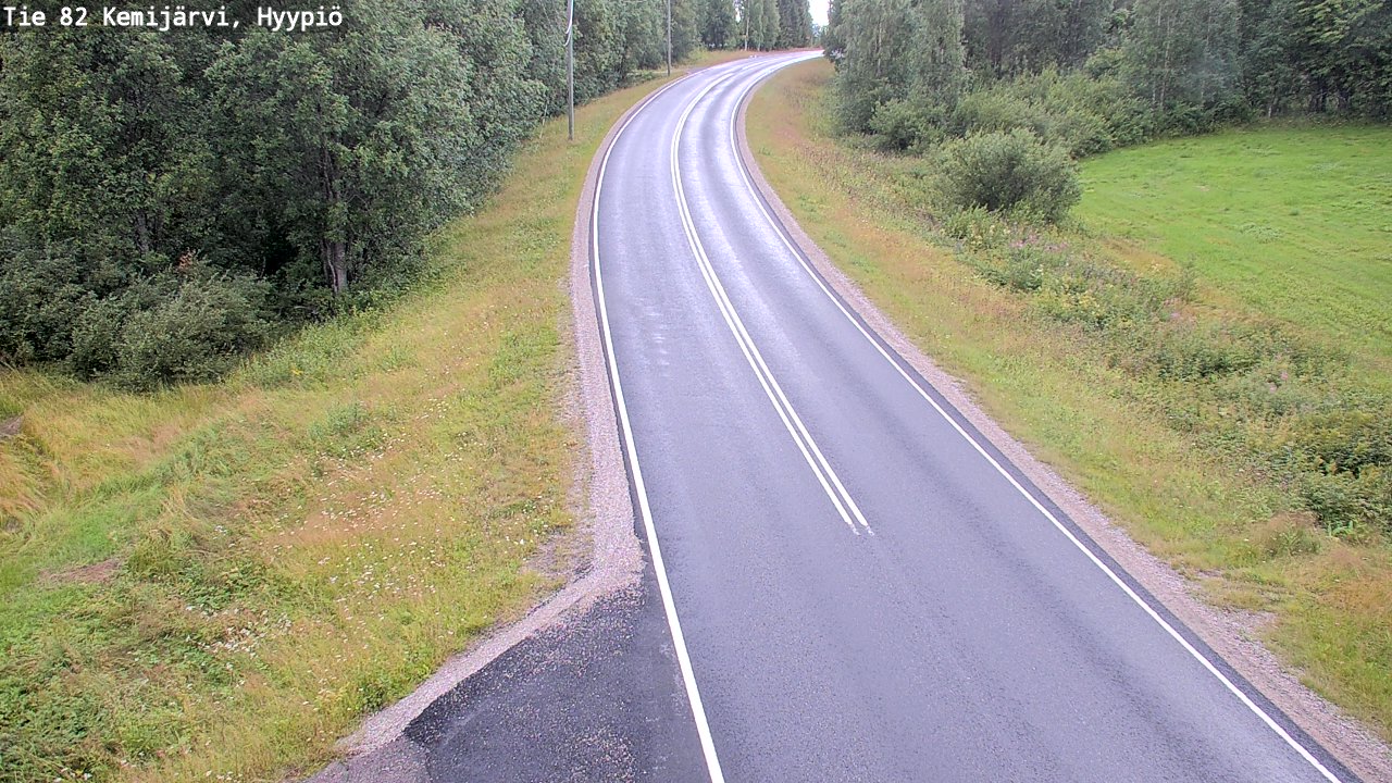 Kelikamerat Kuva Tie 82 Kemijärvi, Hyypiö, Kemijärvi, Lappi