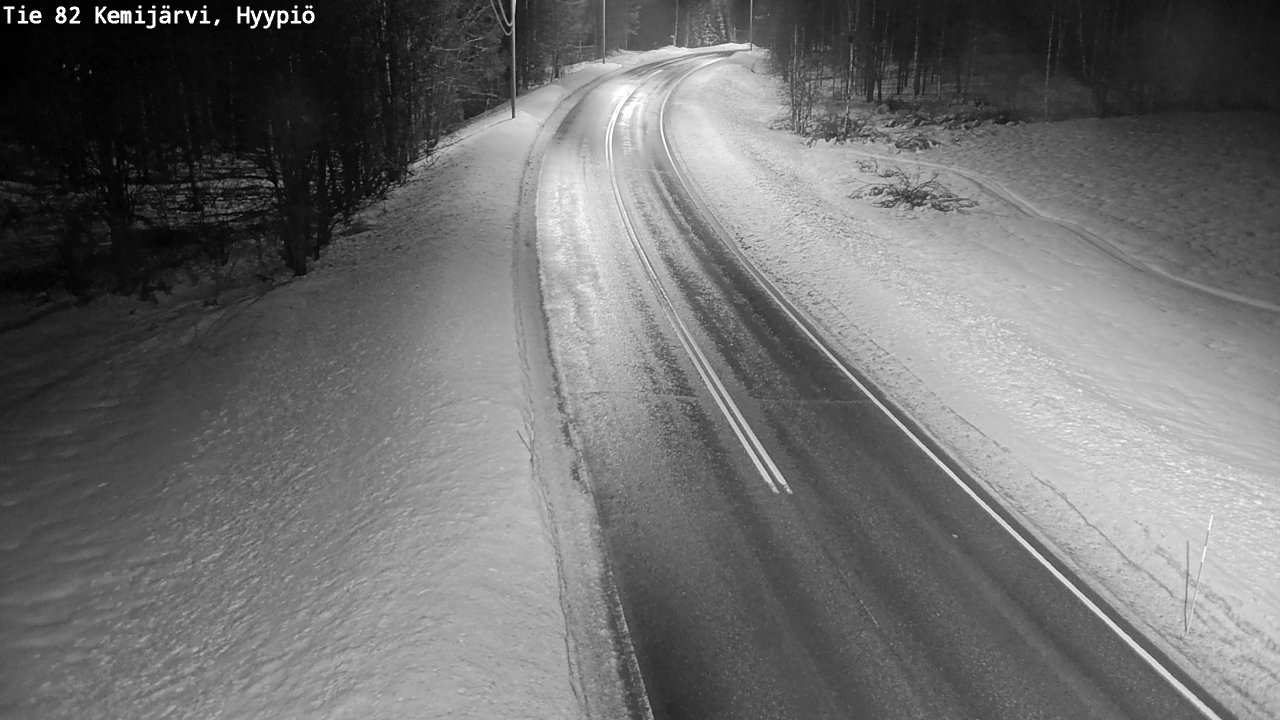 Kelikamerat Kuva Tie 82 Kemijärvi, Hyypiö, Kemijärvi, Lappi