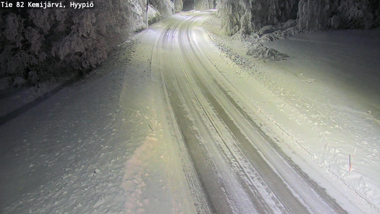 Kelikamerat Kuva Tie 82 Kemijärvi, Hyypiö, Kemijärvi, Lappi