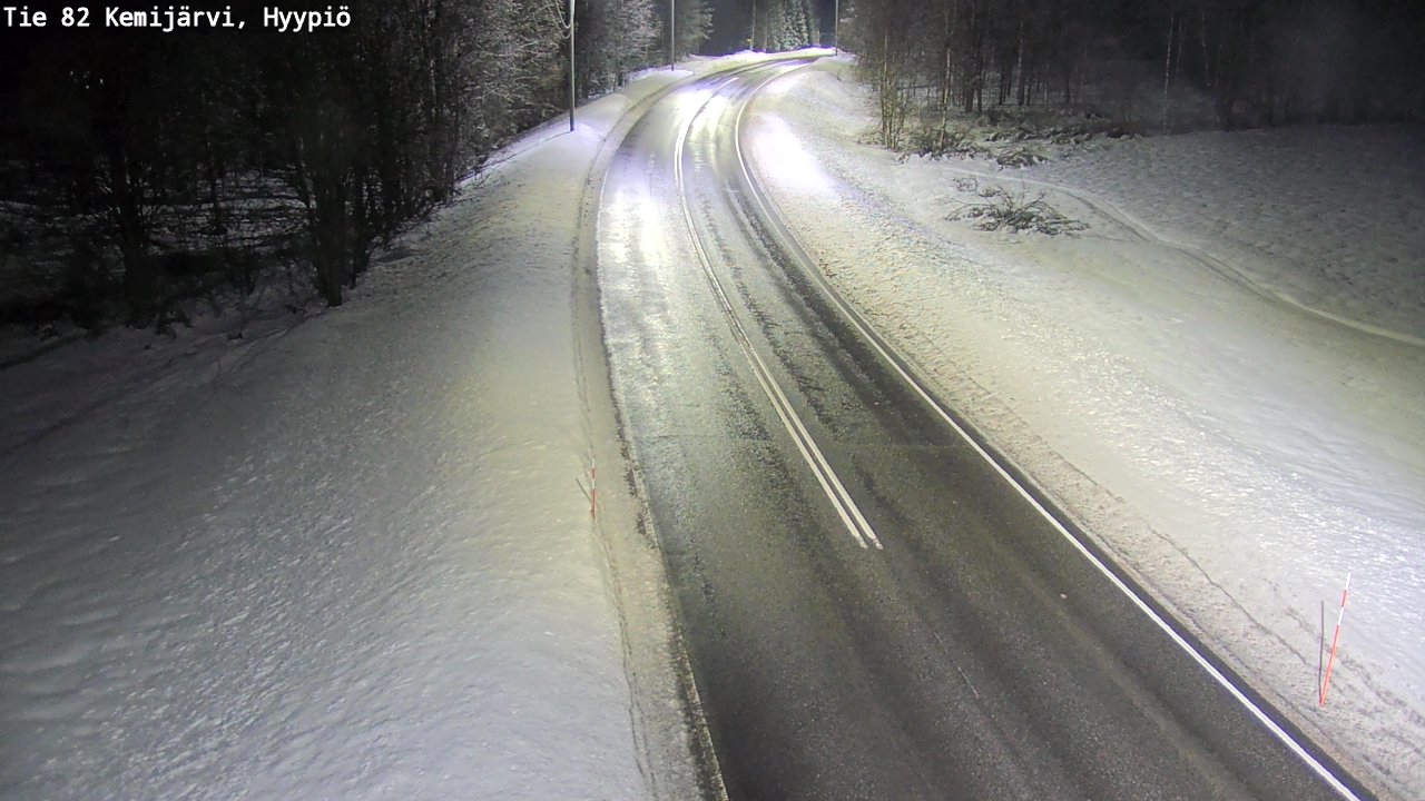 Kelikamerat Kuva Tie 82 Kemijärvi, Hyypiö, Kemijärvi, Lappi