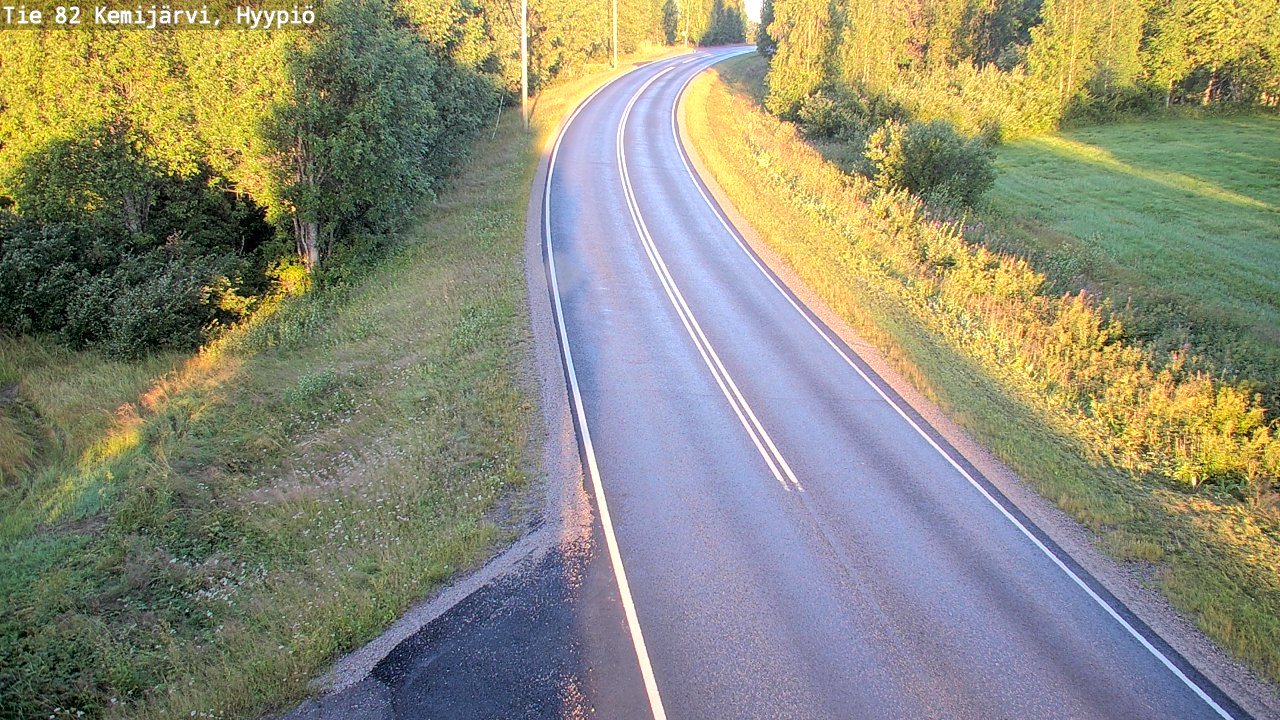 Kelikamerat Kuva Tie 82 Kemijärvi, Hyypiö, Kemijärvi, Lappi