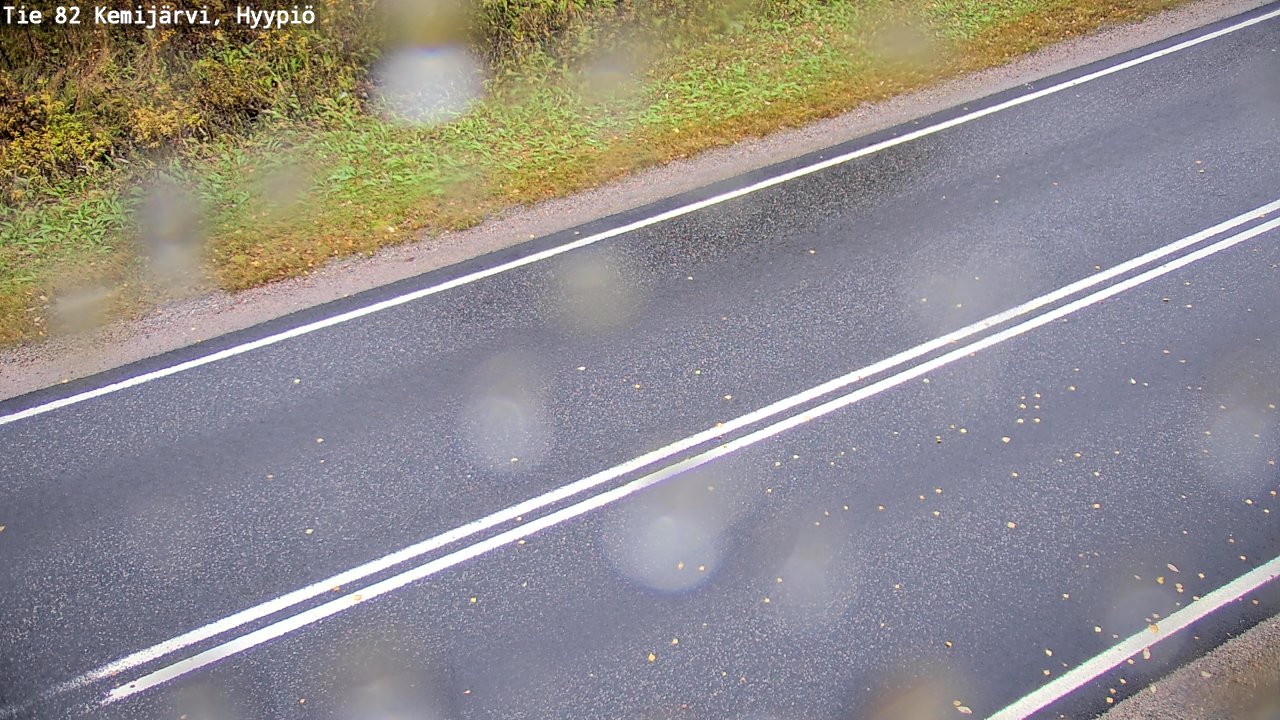 Weather Camera Image Road 82 Kemijärvi, Hyypiö, Kemijärvi, Lappi