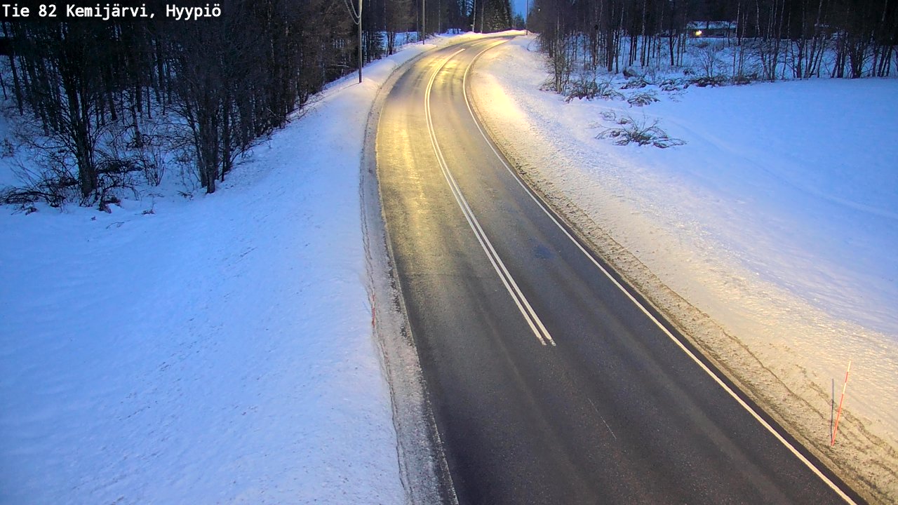 Kelikamerat Kuva Tie 82 Kemijärvi, Hyypiö, Kemijärvi, Lappi