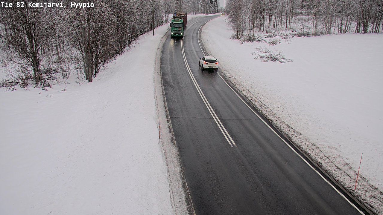 Kelikamerat Kuva Tie 82 Kemijärvi, Hyypiö, Kemijärvi, Lappi