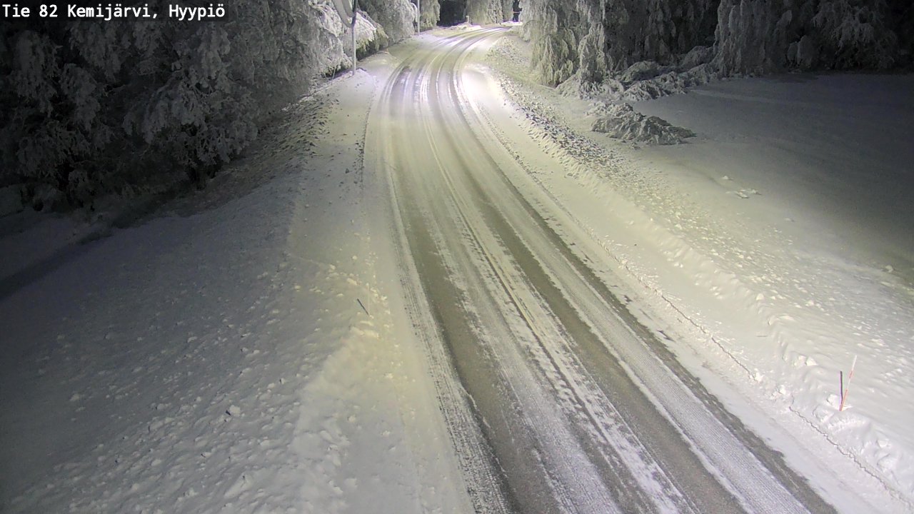 Kelikamerat Kuva Tie 82 Kemijärvi, Hyypiö, Kemijärvi, Lappi