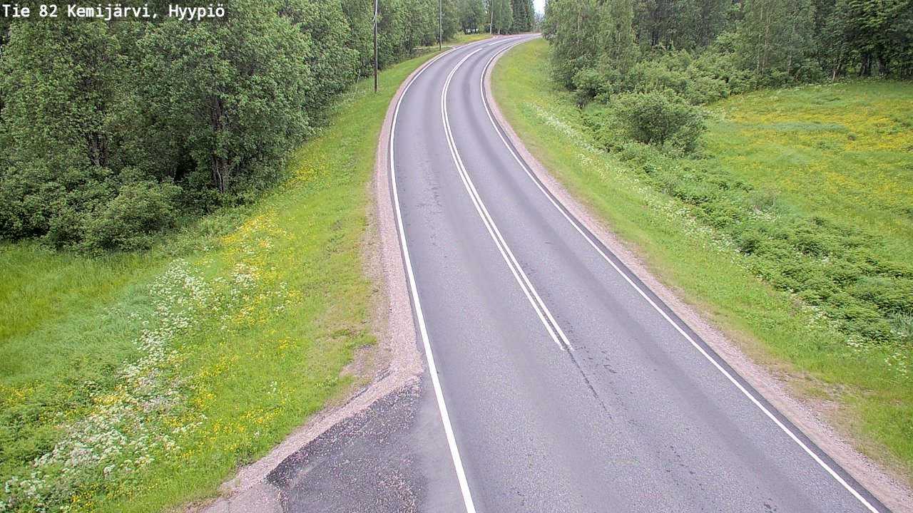 Kelikamerat Kuva Tie 82 Kemijärvi, Hyypiö, Kemijärvi, Lappi