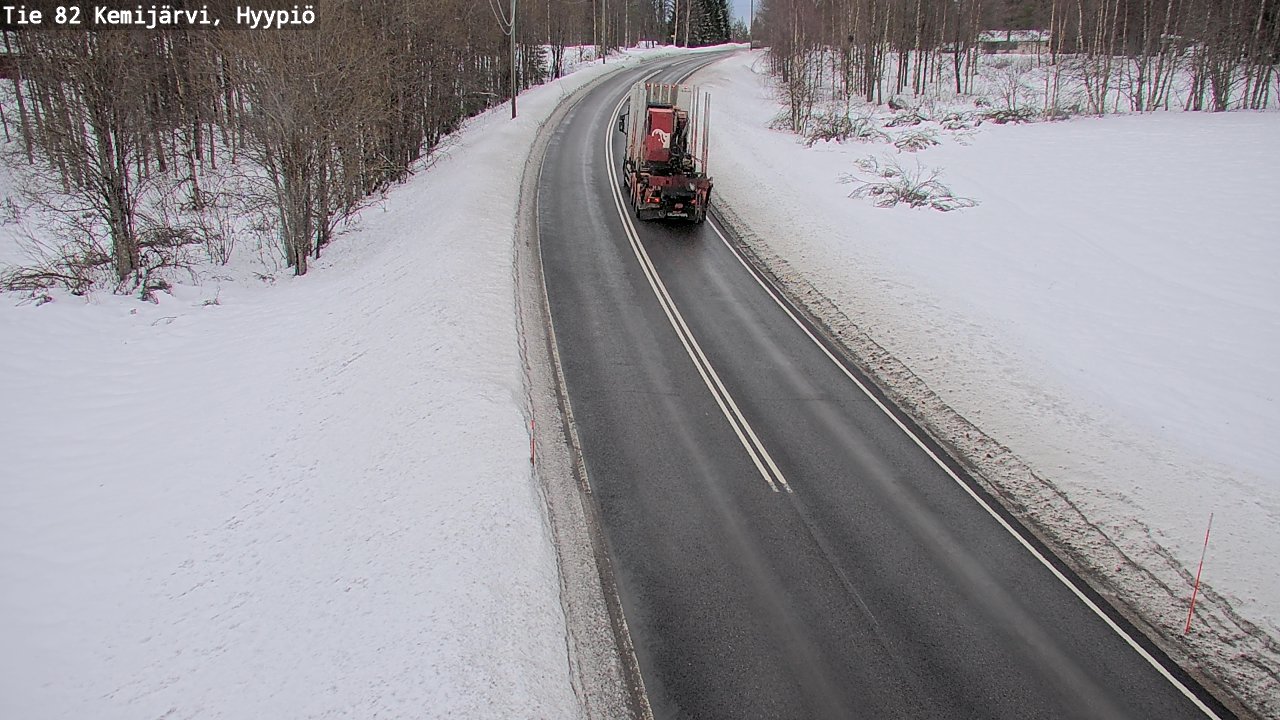 Kelikamerat Kuva Tie 82 Kemijärvi, Hyypiö, Kemijärvi, Lappi