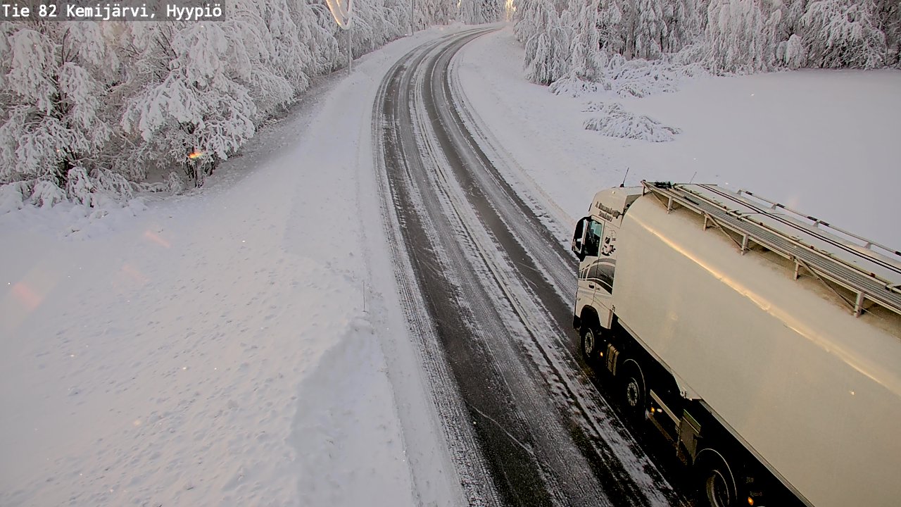 Kelikamerat Kuva Tie 82 Kemijärvi, Hyypiö, Kemijärvi, Lappi