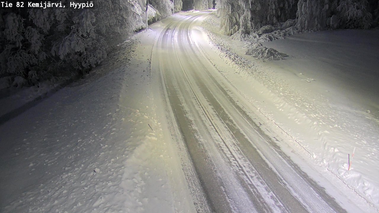 Kelikamerat Kuva Tie 82 Kemijärvi, Hyypiö, Kemijärvi, Lappi