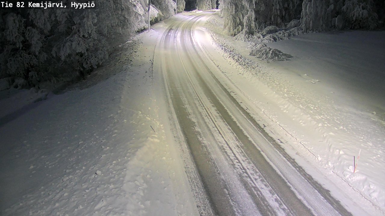 Kelikamerat Kuva Tie 82 Kemijärvi, Hyypiö, Kemijärvi, Lappi