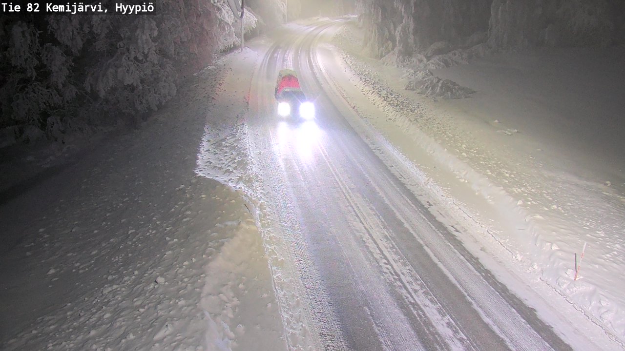 Kelikamerat Kuva Tie 82 Kemijärvi, Hyypiö, Kemijärvi, Lappi