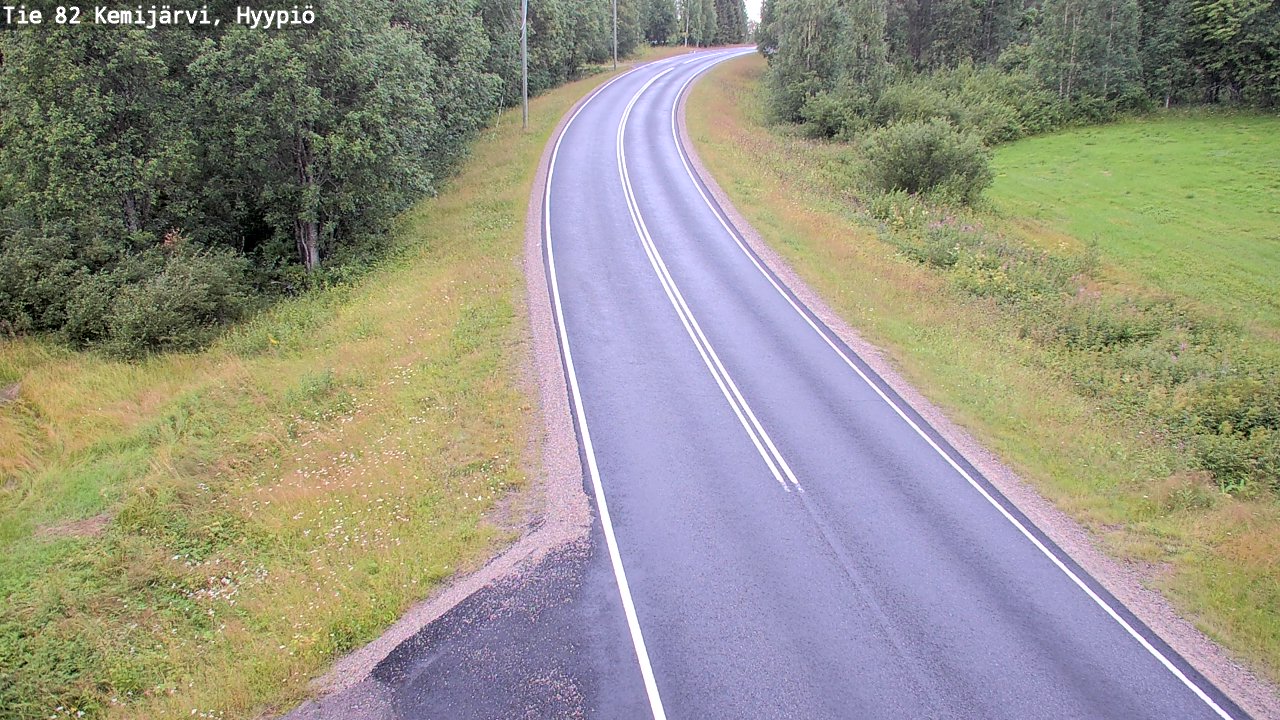 Kelikamerat Kuva Tie 82 Kemijärvi, Hyypiö, Kemijärvi, Lappi