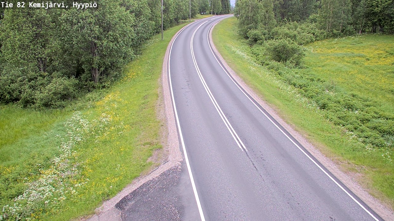 Kelikamerat Kuva Tie 82 Kemijärvi, Hyypiö, Kemijärvi, Lappi