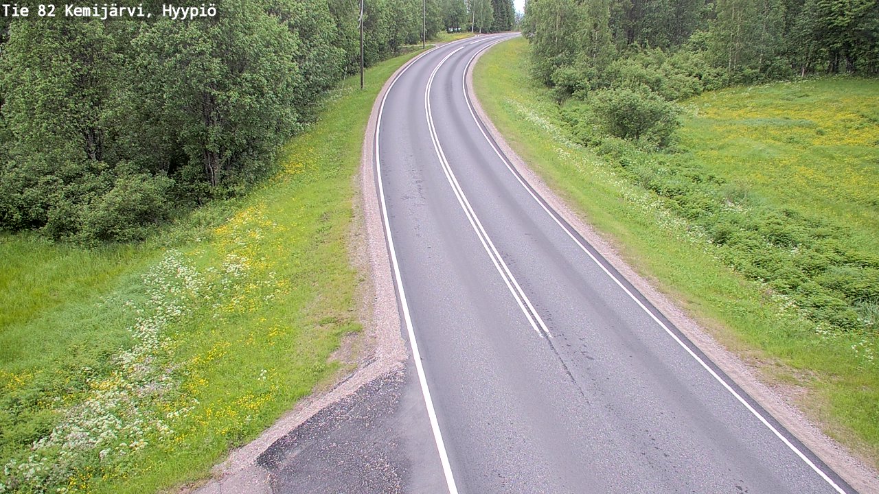Kelikamerat Kuva Tie 82 Kemijärvi, Hyypiö, Kemijärvi, Lappi