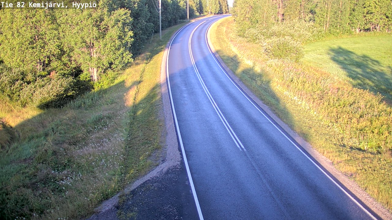 Kelikamerat Kuva Tie 82 Kemijärvi, Hyypiö, Kemijärvi, Lappi
