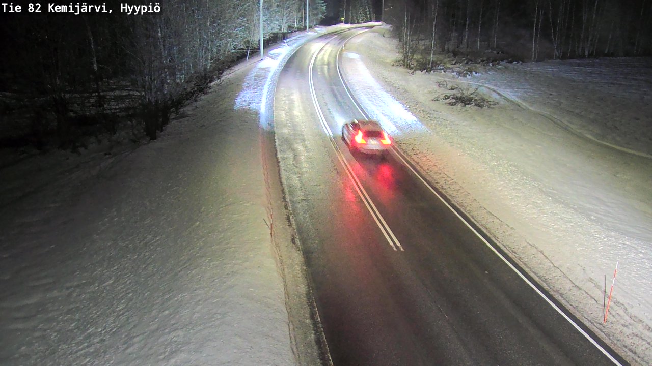 Kelikamerat Kuva Tie 82 Kemijärvi, Hyypiö, Kemijärvi, Lappi
