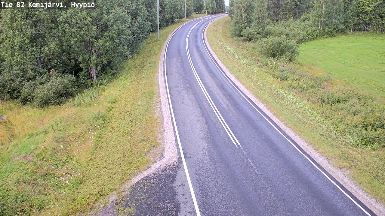 Kelikamerat Kuva Tie 82 Kemijärvi, Hyypiö, Kemijärvi, Lappi