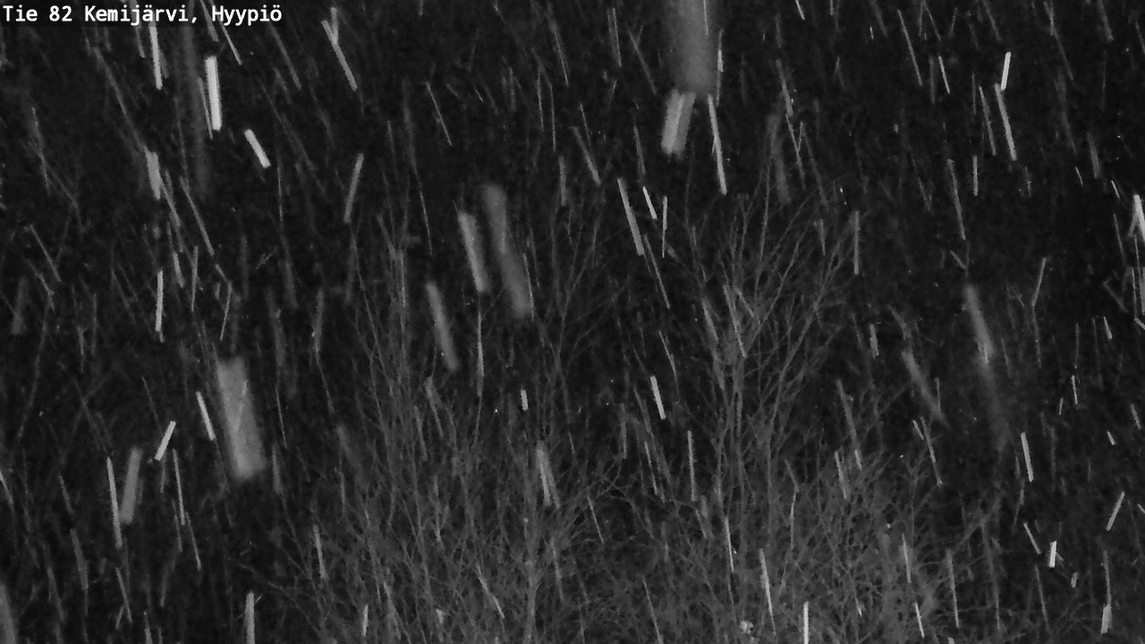 Weather Camera Image Väg 5 Kemi träsk, hyypiö, Kemijärvi, Lappi