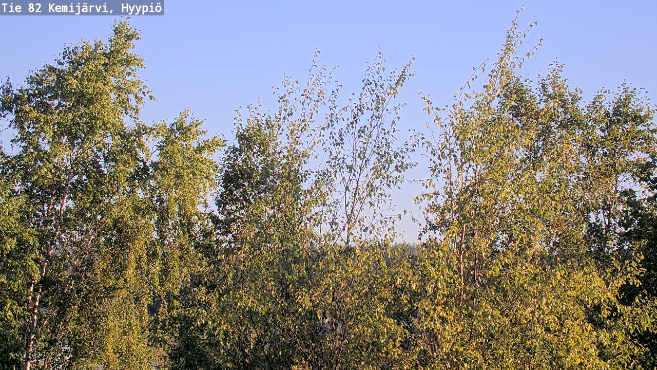 Weather Camera Image Road 82 Kemijärvi, Hyypiö, Kemijärvi, Lappi