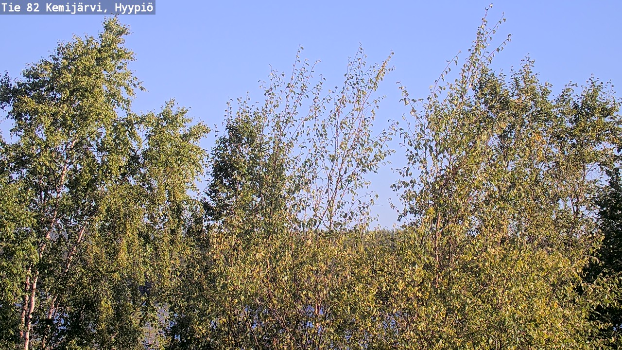 Weather Camera Image Road 82 Kemijärvi, Hyypiö, Kemijärvi, Lappi