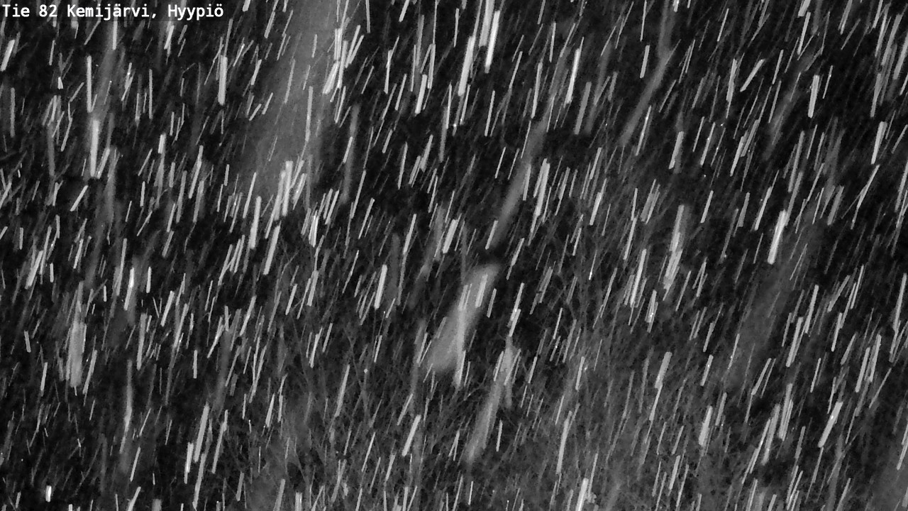 Weather Camera Image Väg 5 Kemi träsk, hyypiö, Kemijärvi, Lappi