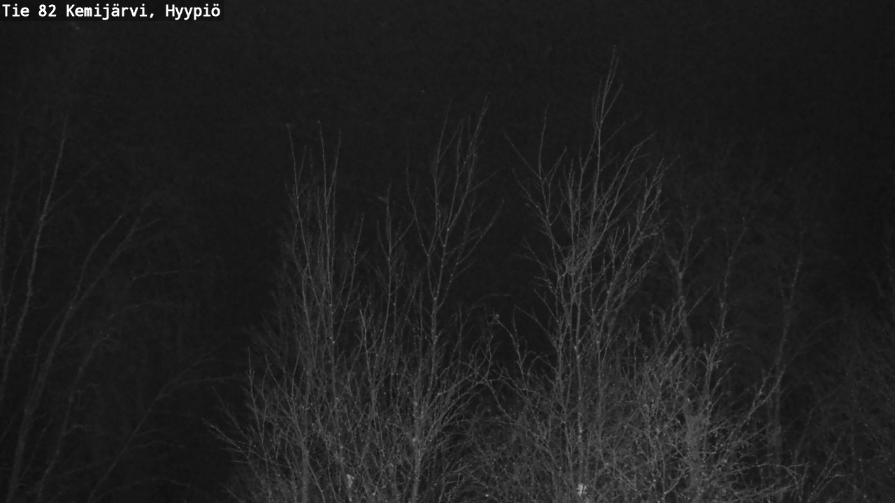 Weather Camera Image Road 82 Kemijärvi, Hyypiö, Kemijärvi, Lappi