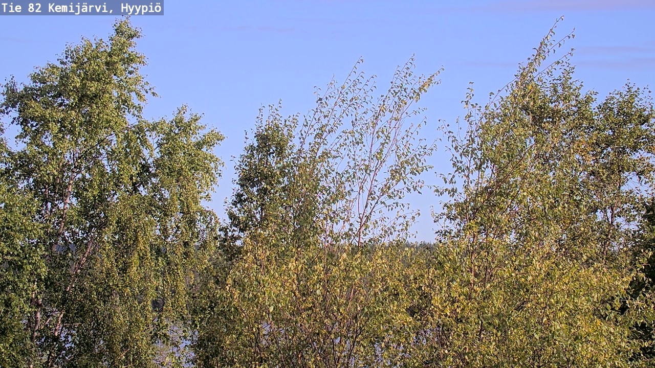 Weather Camera Image Road 82 Kemijärvi, Hyypiö, Kemijärvi, Lappi