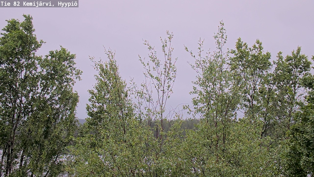 Weather Camera Image Väg 5 Kemi träsk, hyypiö, Kemijärvi, Lappi