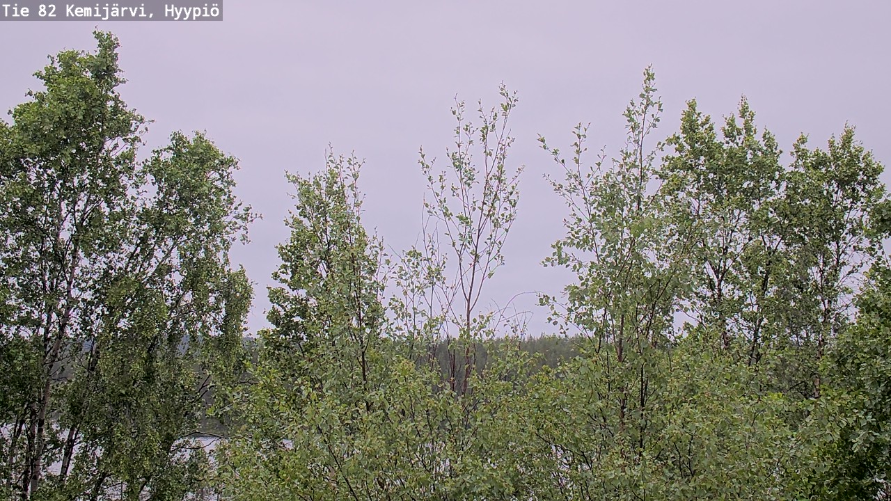 Weather Camera Image Väg 5 Kemi träsk, hyypiö, Kemijärvi, Lappi