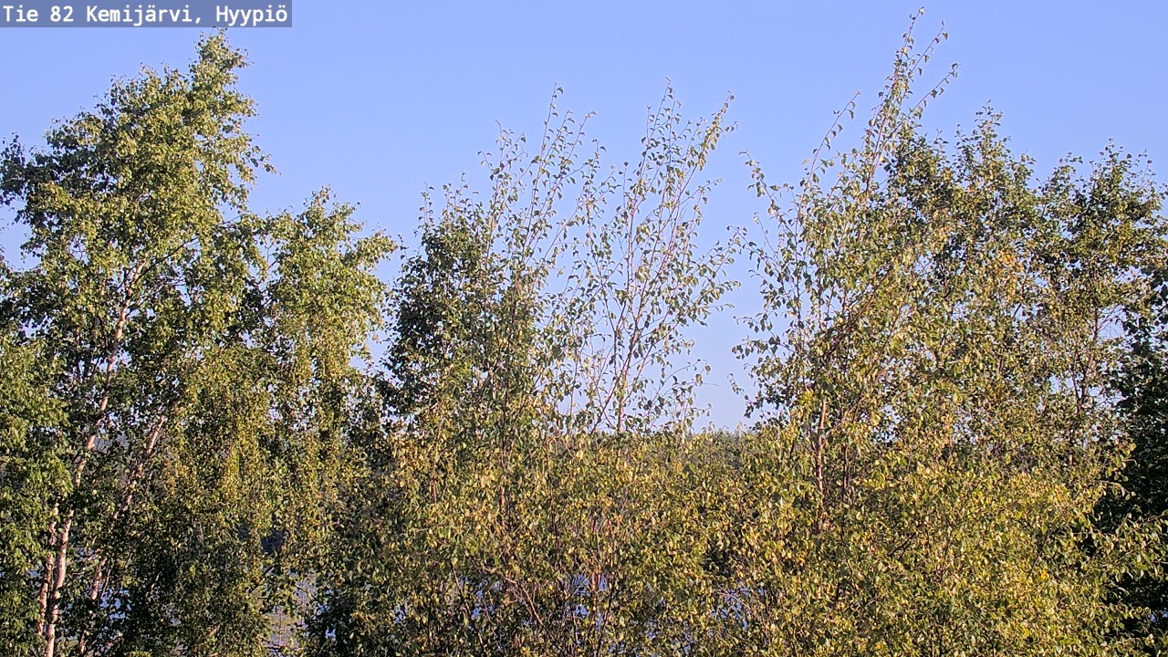 Weather Camera Image Road 82 Kemijärvi, Hyypiö, Kemijärvi, Lappi