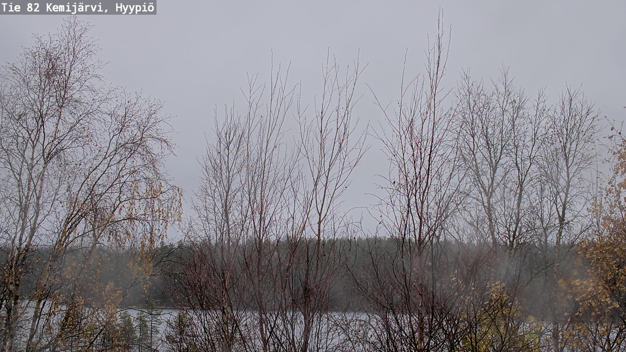 Weather Camera Image Road 82 Kemijärvi, Hyypiö, Kemijärvi, Lappi
