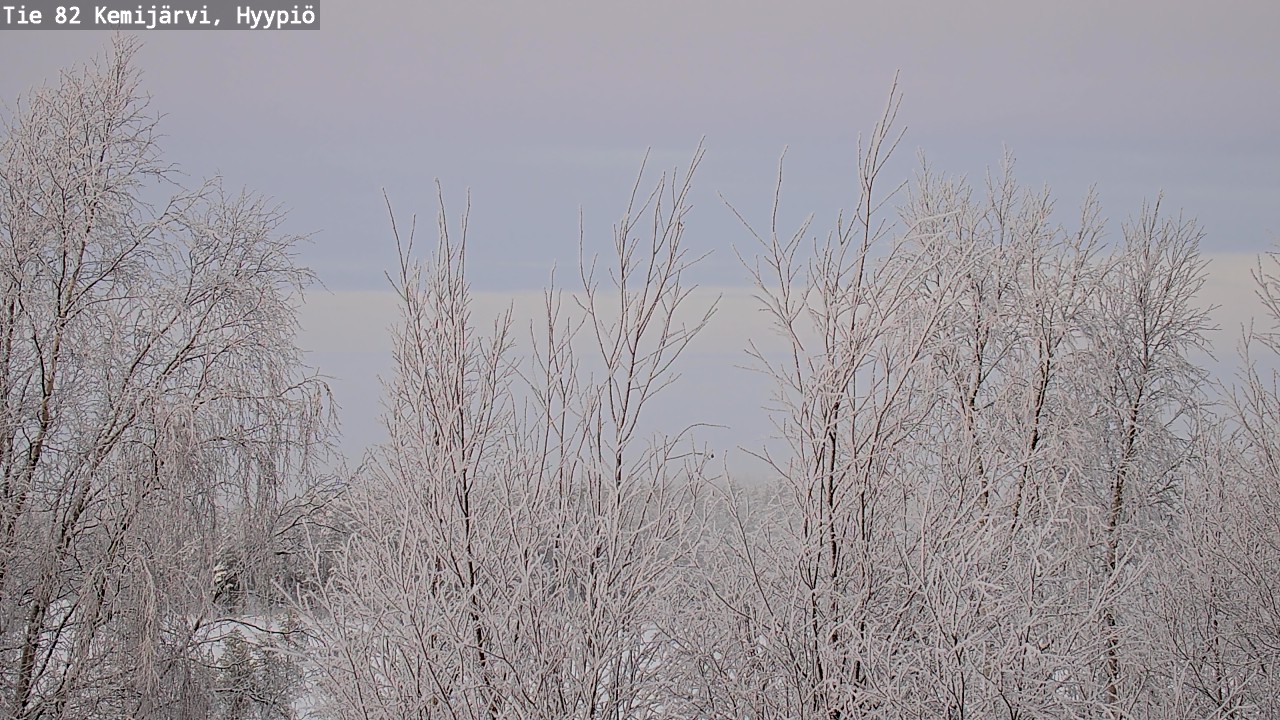 Weather Camera Image Road 82 Kemijärvi, Hyypiö, Kemijärvi, Lappi