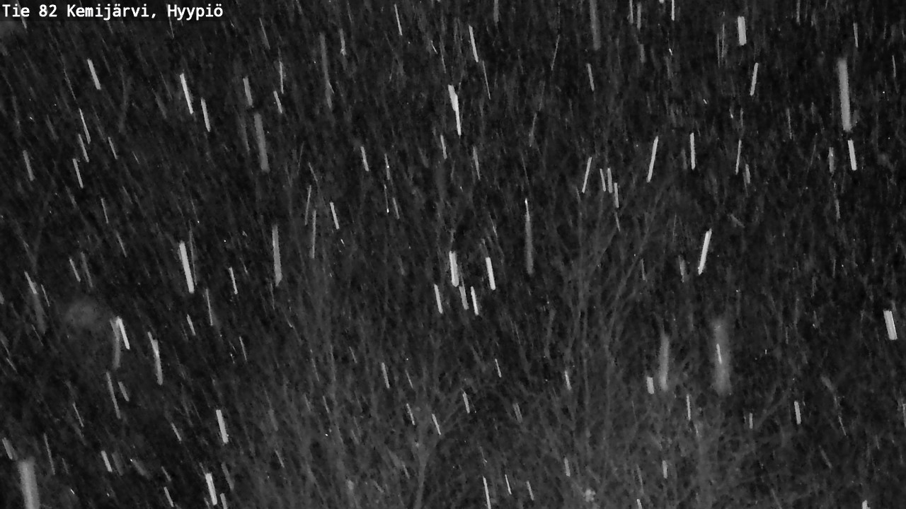 Weather Camera Image Väg 5 Kemi träsk, hyypiö, Kemijärvi, Lappi