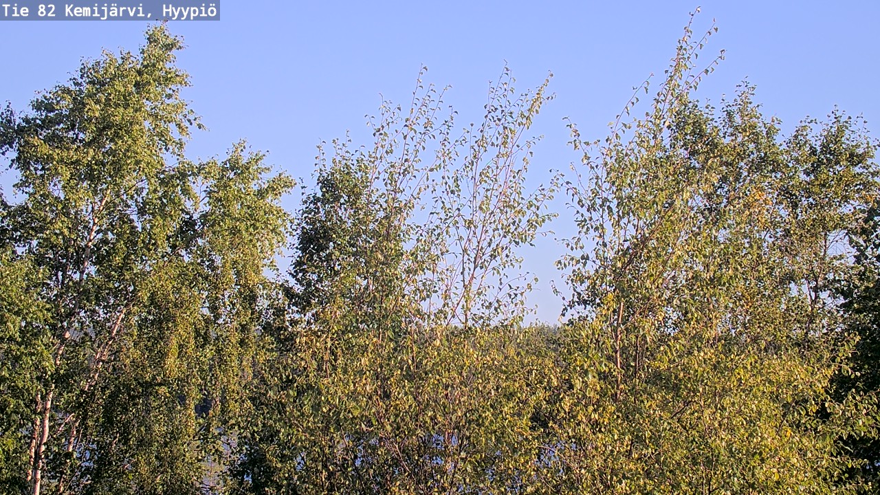 Weather Camera Image Road 82 Kemijärvi, Hyypiö, Kemijärvi, Lappi