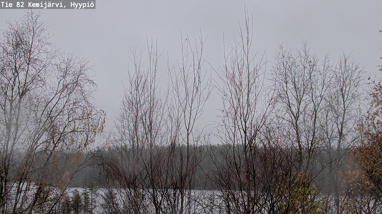 Weather Camera Image Road 82 Kemijärvi, Hyypiö, Kemijärvi, Lappi