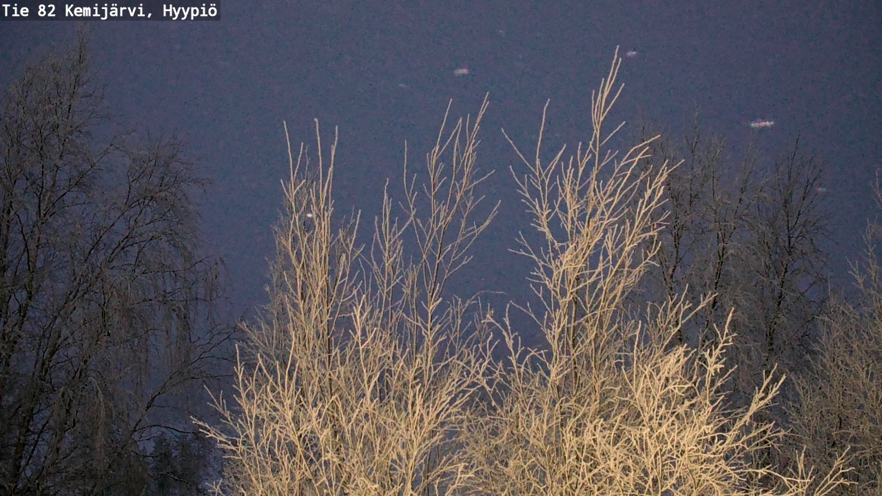 Weather Camera Image Road 82 Kemijärvi, Hyypiö, Kemijärvi, Lappi